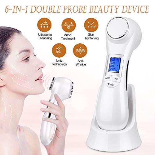 Facial Wand Massager 6 in 1 Beauty Face Machine