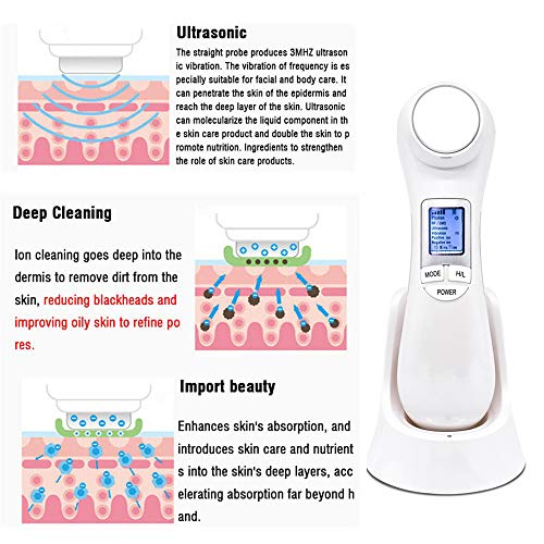 Facial Wand Massager 6 in 1 Beauty Face Machine