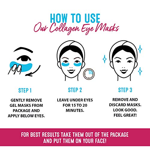 Pomegranate EYES by ToGoSpa – Premium Anti-Aging Collagen Gel Pad...