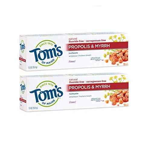 Toms of Maine Fluoride-Free Propolis & Myrrh Natural-Toothpaste,...