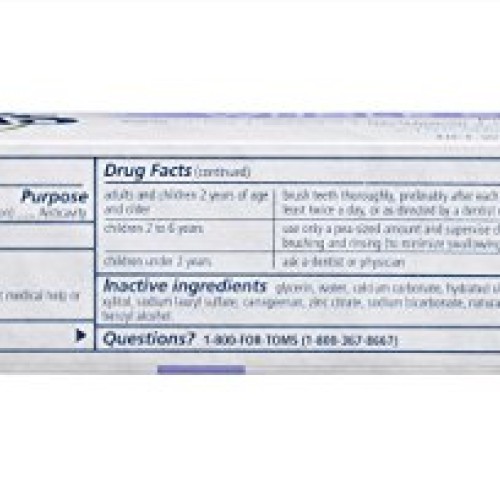 Toms of Maine Whole Care Fluoride Toothpaste, Cinnamon Clove, 4....