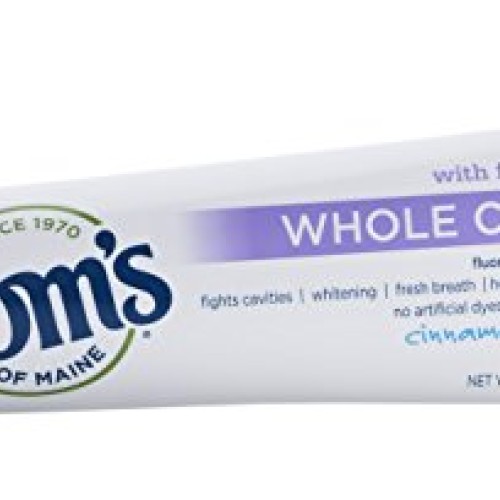 Toms of Maine Whole Care Fluoride Toothpaste, Cinnamon Clove, 4....