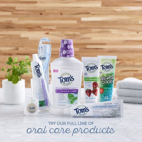 Toms of Maine Whole Care Fluoride Toothpaste, Cinnamon Clove, 4....