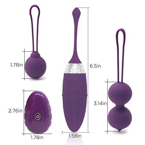 Four in One Set Kegel Balls for Tightening & Beginners,Set of 3 B...