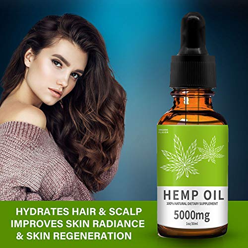 TOPNaturePlus 5000MG Hemp Oil for Pain Relief, Stress, Anxiety an...