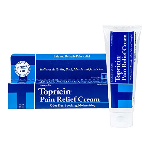 Topricin Pain Relief Therapy Cream 2 oz Fast Acting Pain Reliev...