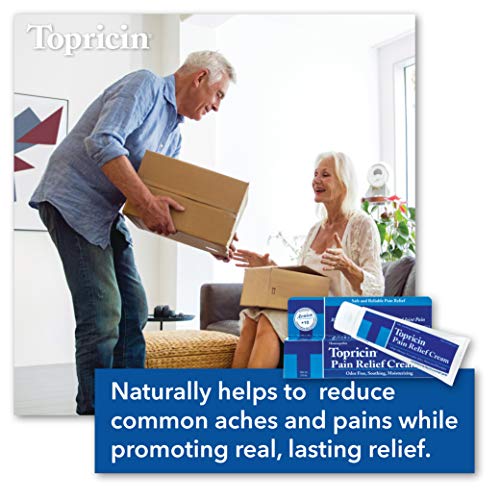 Topricin Pain Relief Therapy Cream 2 oz Fast Acting Pain Reliev...