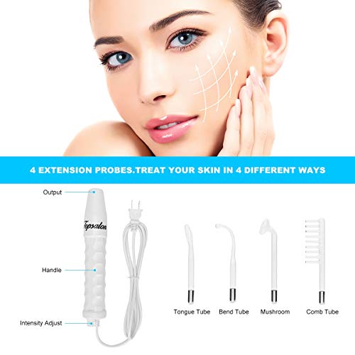 Topsalon Portable High Frequency Facial Machine Acne Wand Skin Ti...