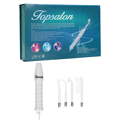 Topsalon Portable High Frequency Facial Machine Acne Wand Skin Ti...