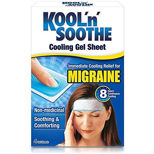 6 x Migraine KoolnSoothe Migraine Soft Gel Sheets x 4