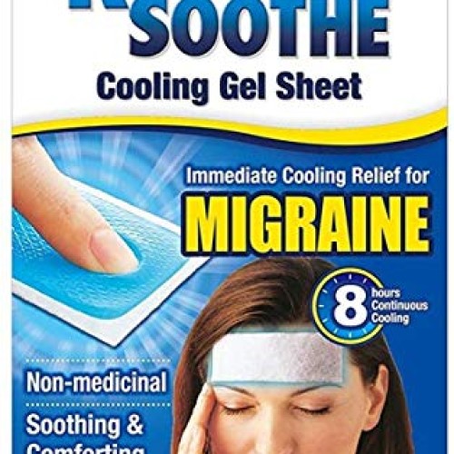6 x Migraine KoolnSoothe Migraine Soft Gel Sheets x 4