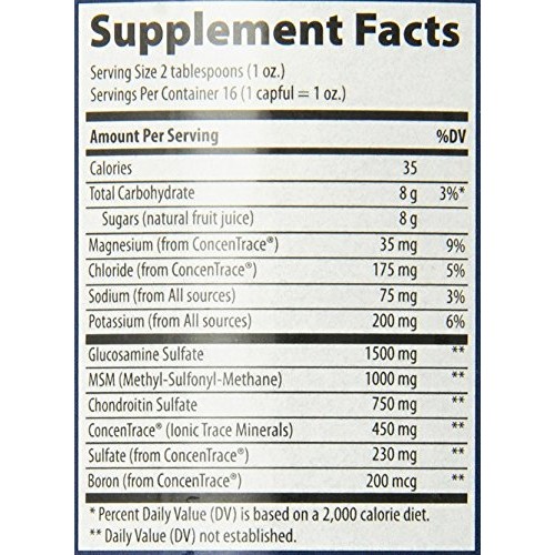 Liqumins Dietary Supplement, Glucosamine/Chondroitin/MSM, Fast-Ab...