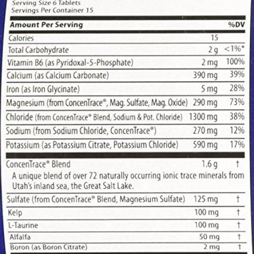 Trace Minerals Electrolyte Stamina Tablets, 90-Count