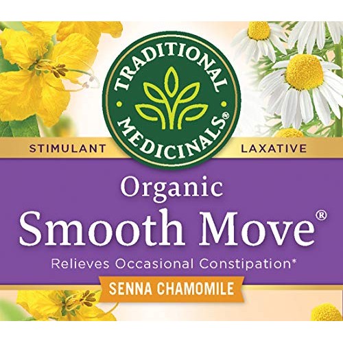Traditional Medicinals Organic Smooth Move Chamomile Laxative Tea...