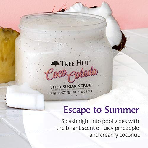 Tree Hut Coco Colada Shea Sugar Scrub, 18 oz, Ultra Hydrating and...