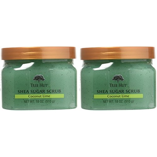 Tree Hut Sugar Body Scrub 18 Ounce Coconut Lime Shea 532ml 2 P...