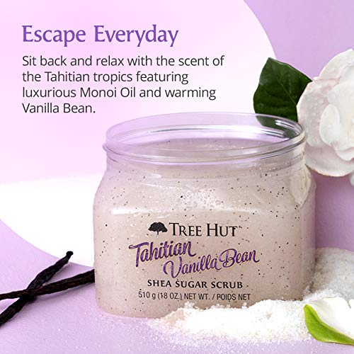 Tree Hut Tahitian Vanilla Bean Shea Sugar Scrub, Tahitian Vanilla...