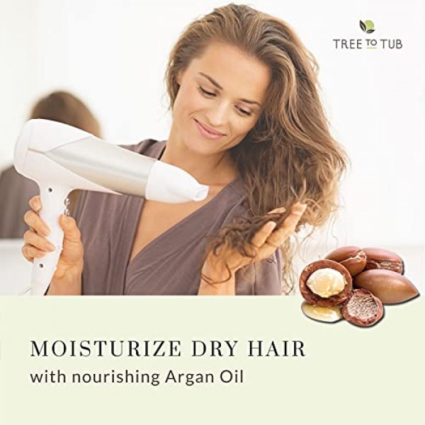 Gentle Argan Oil Shampoo & Conditioner by Tree to Tub—pH 5.5 Bala...