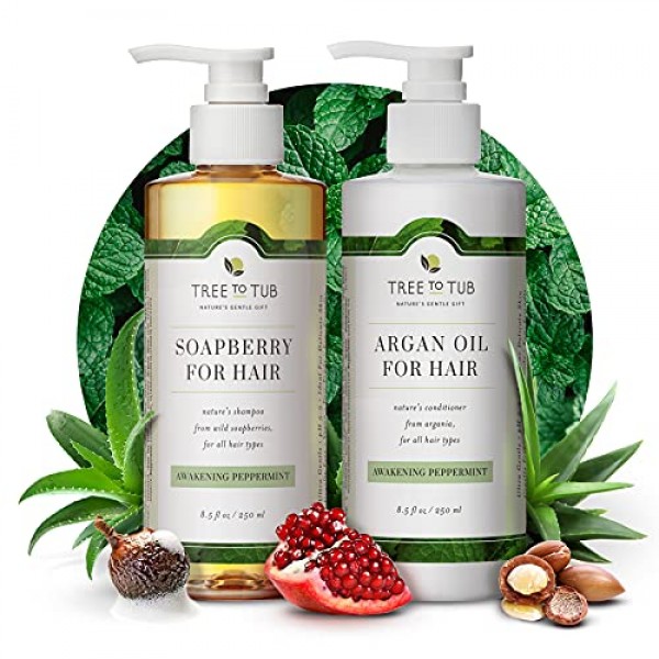 Peppermint Shampoo and Conditioner by Tree to Tub - Sulfate Free ...