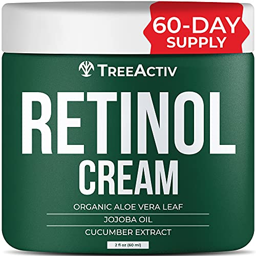 TreeActiv Retinol Cream | Hyaluronic Acid Skin-Firming Treatment ...