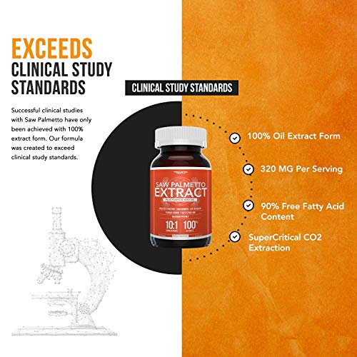 Saw Palmetto Extract – 10X Potency, Pharmaceutical Grade Strength...