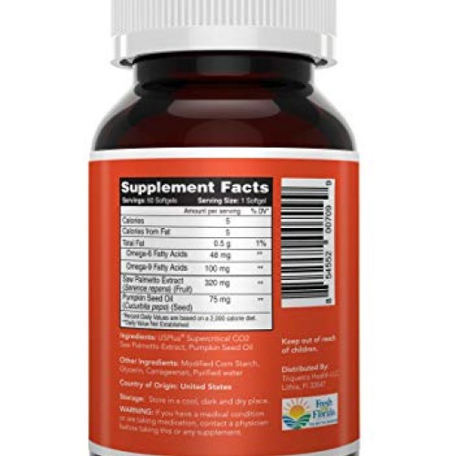 Saw Palmetto Extract – 10X Potency, Pharmaceutical Grade Strength...
