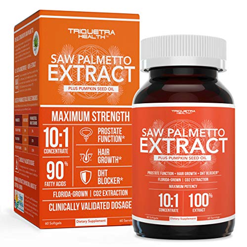 Saw Palmetto Extract – 10X Potency, Pharmaceutical Grade Strength...