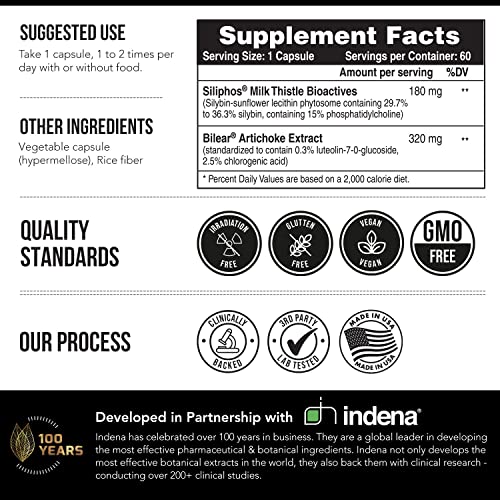 SoActive Milk Thistle: Clinically Proven 10X More Effective Milk...