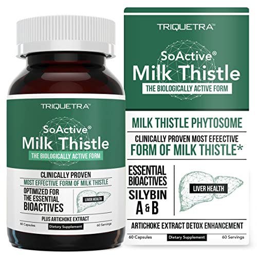 SoActive Milk Thistle: Clinically Proven 10X More Effective Milk...