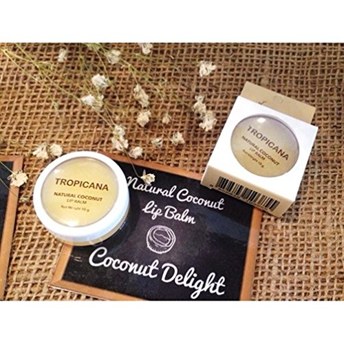 Natural Coconut Lip Balm Moisture Non-Preservative Coconut Deli...