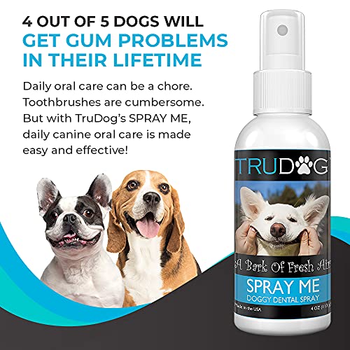 Dog Breath Freshener - Spray Me: Doggy Dental Spray 4Oz - All N...