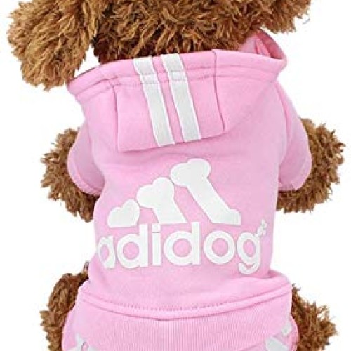 Trudz PET Adidog Dog Hoodies, Rdc Pet Dog Sweater, 4 Legs Jumpsui...