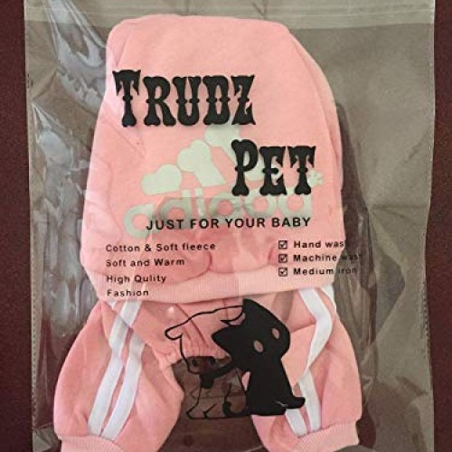 Trudz PET Adidog Dog Hoodies, Rdc Pet Dog Sweater, 4 Legs Jumpsui...