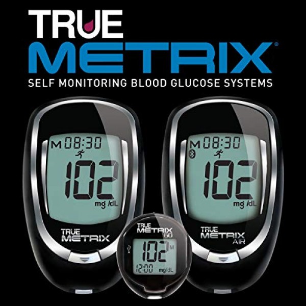 100ct TRUE METRIX NFRS Test Strips + 100ct TRUEplus 30g Lancets