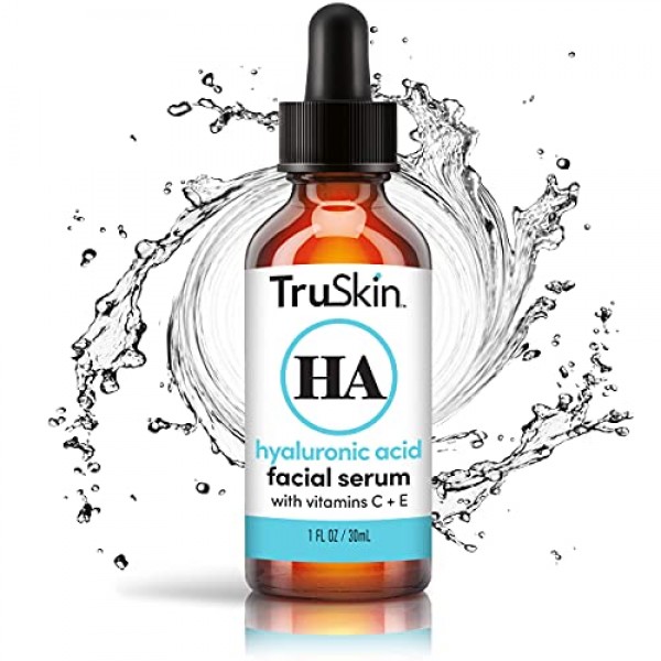 TruSkin Hyaluronic Acid Serum for Face with Vitamin C, Vitamin E ...