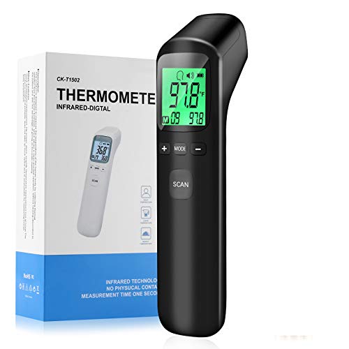 Forehead Thermometer, Digital Thermometer Infrared Touchless for ...