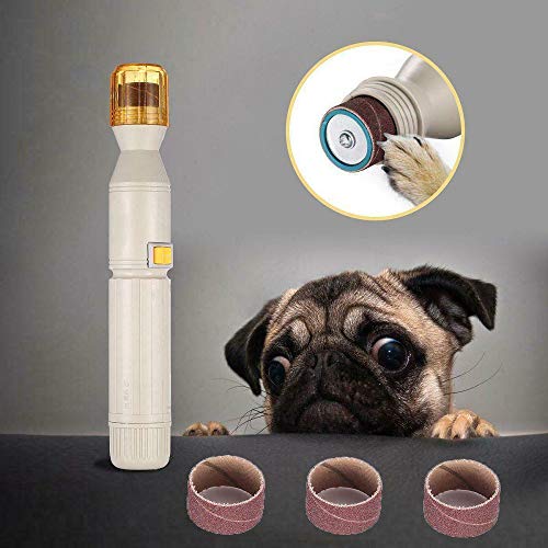 TTM Dog Nail Grinder, Upgraded Version Professional Pet Dog Nail ...