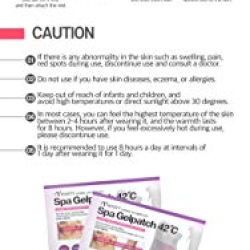 Spa Gelpatch 42 Degree Body Wrap Cellulite Contouring Slimming fo...