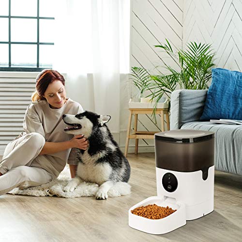 TTPet Automatic Cat Feeder with App Control, Timed Dog Food Dispe...