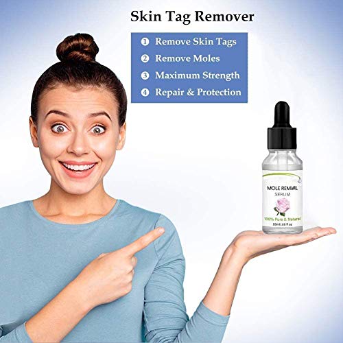 Organic Tags Solutions Serum Mole & Skin Tag Removal Solution Pai...