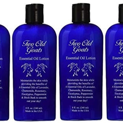 Two Old Goats Essential Oil Lotion, 8 Fl. Oz Pack of 4