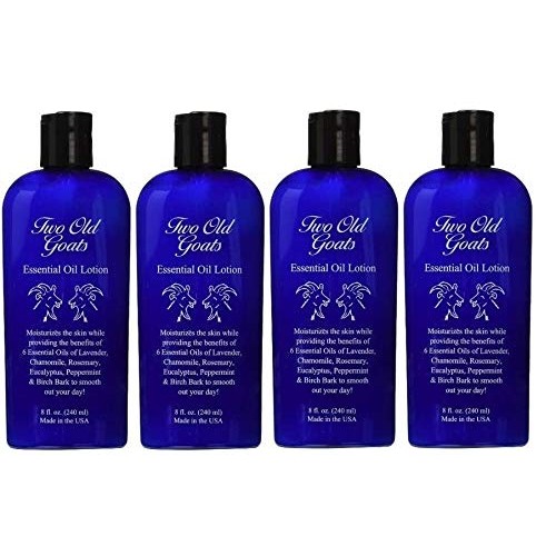 Two Old Goats Essential Oil Lotion, 8 Fl. Oz Pack of 4