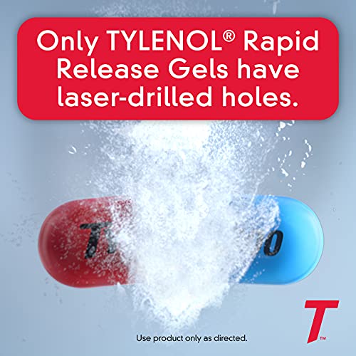 Tylenol Extra Strength Acetaminophen Rapid Release Gels, Pain Rel...