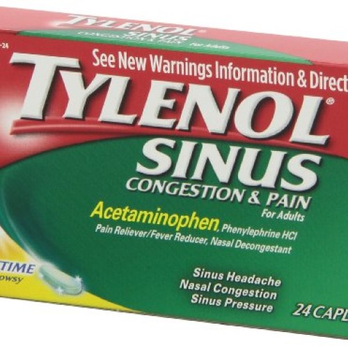 Tylenol Sinus + Headache Non-Drowsy Caplets, Sinus Pressure & Con...