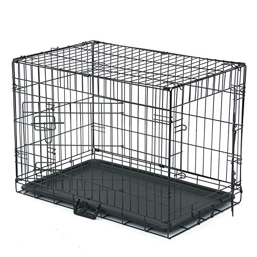 30 Pet Kennel Cat Dog Folding Steel Crate Animal Playpen Wire Metal