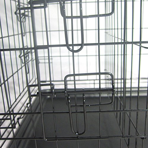 30 Pet Kennel Cat Dog Folding Steel Crate Animal Playpen Wire Metal