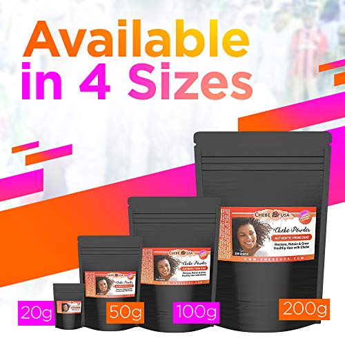 Uhuru Naturals Chebe Powder 20 grams – Dye Free Natural African C...