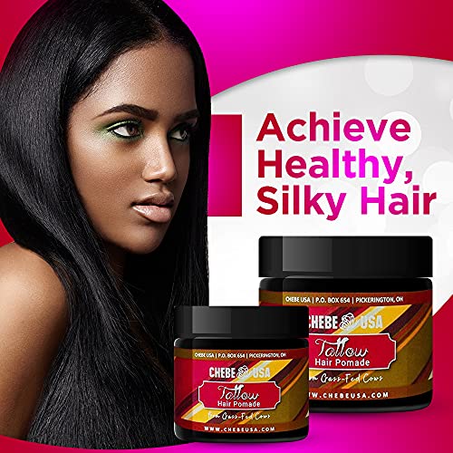 Uhuru Naturals Cow Fat Tallow Hair Pomade - Contains All-Natura...