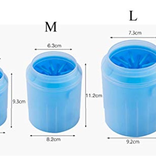 Ulalaza Portable Dog Paw Washer Dog Paw Cleaner Silicone Foot Was...