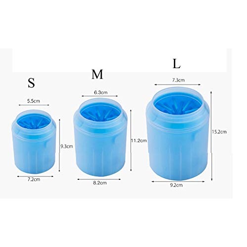 Ulalaza Portable Dog Paw Washer Dog Paw Cleaner Silicone Foot Was...